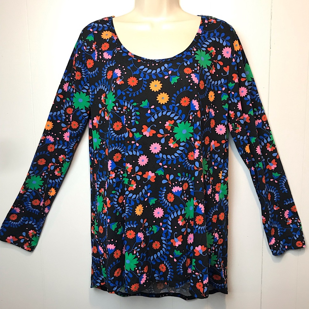 New without Tags LulaRoe Long Sleeve Tee Floral Print